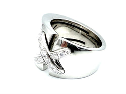 CHAUMET ring. "Liens" collection in white gold and diamonds