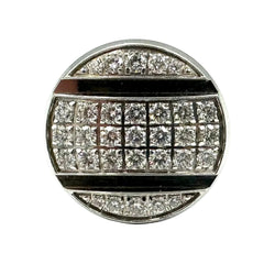 CHAUMET "Class One Croisière" Cocktail Ring in white gold and diamonds