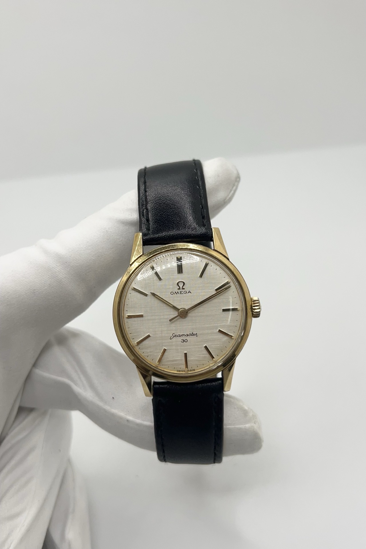 OMEGA "Seamaster 300" Watch in Stainless Steel and Leather