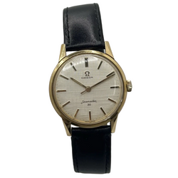 OMEGA "Seamaster 300" Watch in steel and leather