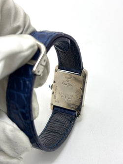 CARTIER Tank Must Watch in Silver