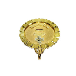AUGIS Medal in yellow gold, rose gold, rubies, and diamonds