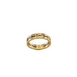 DINH VAN "Pulse" PM Ring in Rose gold and Diamonds