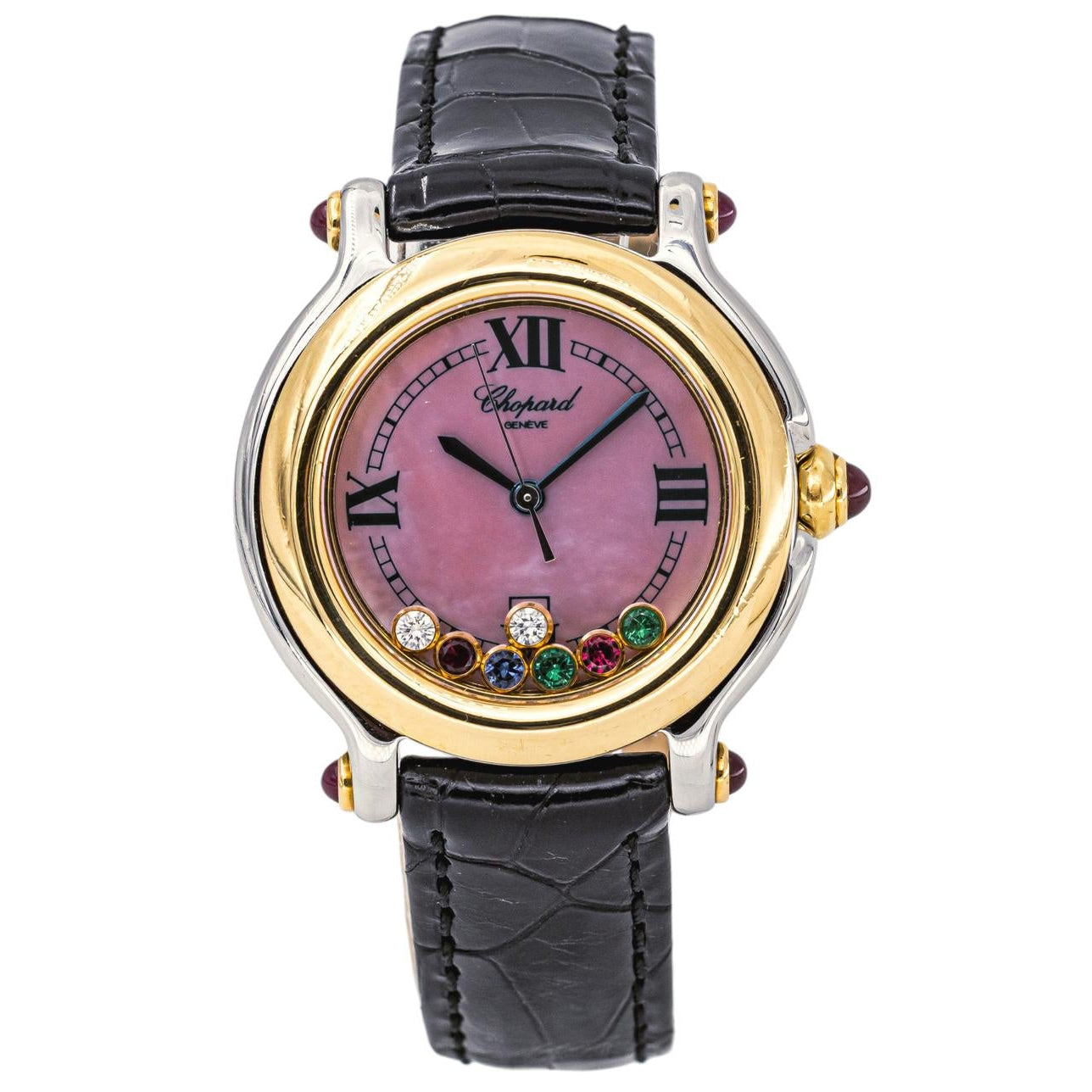 Chopard Happy Sport Watch, Stainless Steel, Ruby