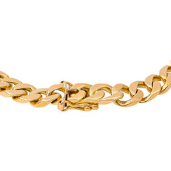 Yellow Gold Curb Chain Bracelet