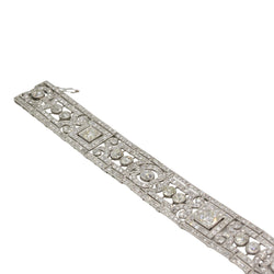 Platinum and Diamond Cuff Bracelet
