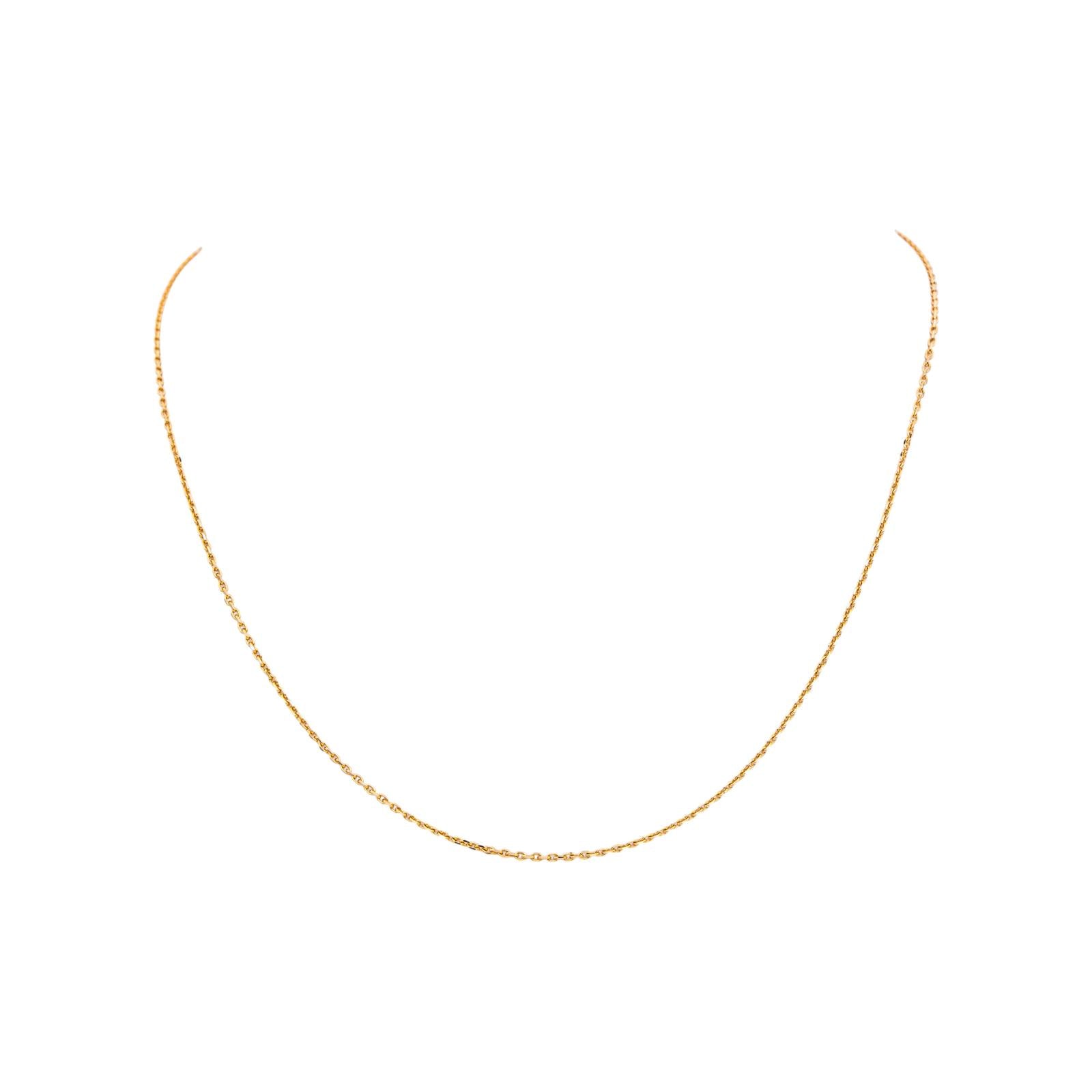 Collier Maille forçat Or jaune