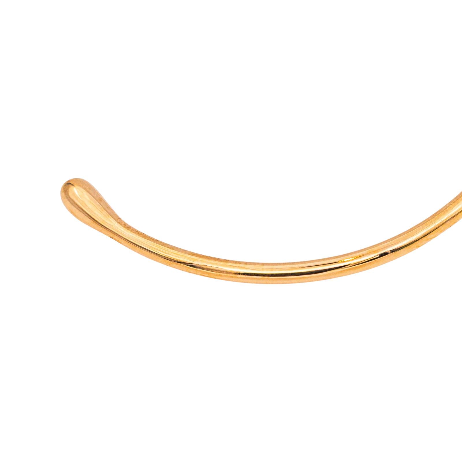 Pomellato Bracelet Half Bangle Sabbia Rose gold Brown Diamond