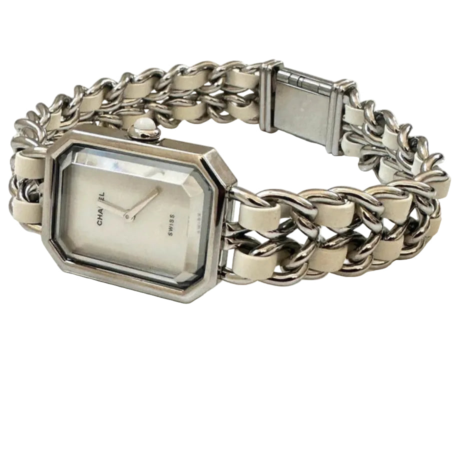 Watch Chanel Première in steel and leather XXL