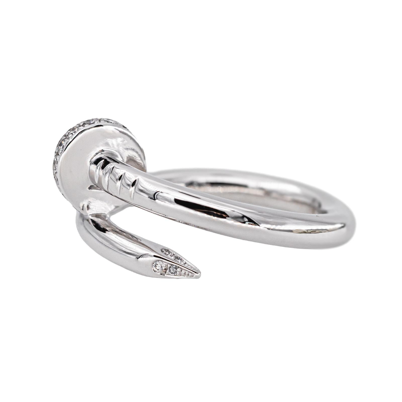 Cartier Bague Juste un clou Or blanc Diamant