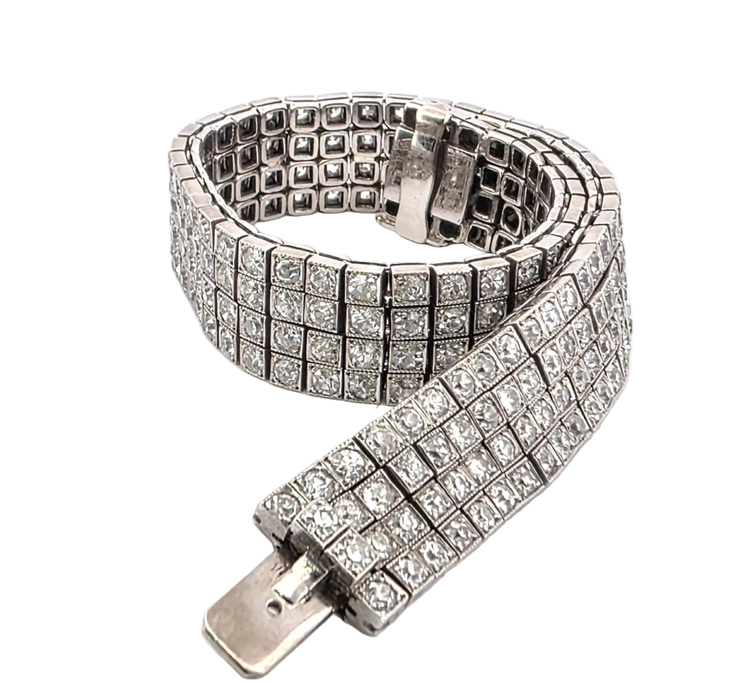 Bracelet Ligne S.J PHILLIPS LTD. in Platinum and Diamonds
