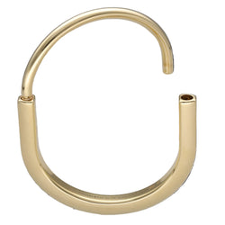 TIFFANY & CO. "Lock" Yellow Gold and Diamond Bangle
