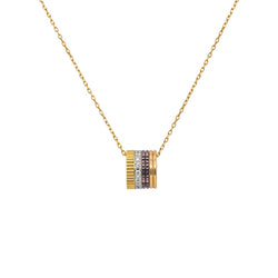 Boucheron Necklace Four yellow gold diamond