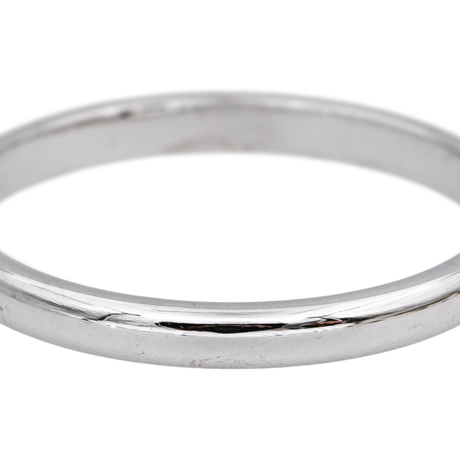 Cartier Bague Alliance 1895 Platine