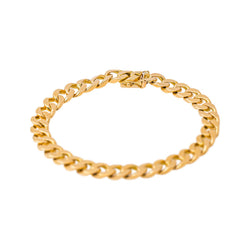 Bracelet Maille Gourmette Or jaune