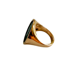 Bague Chevalière BULGARI Monete en or rose et bronze