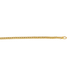 Yellow Gold Braided Link Necklace