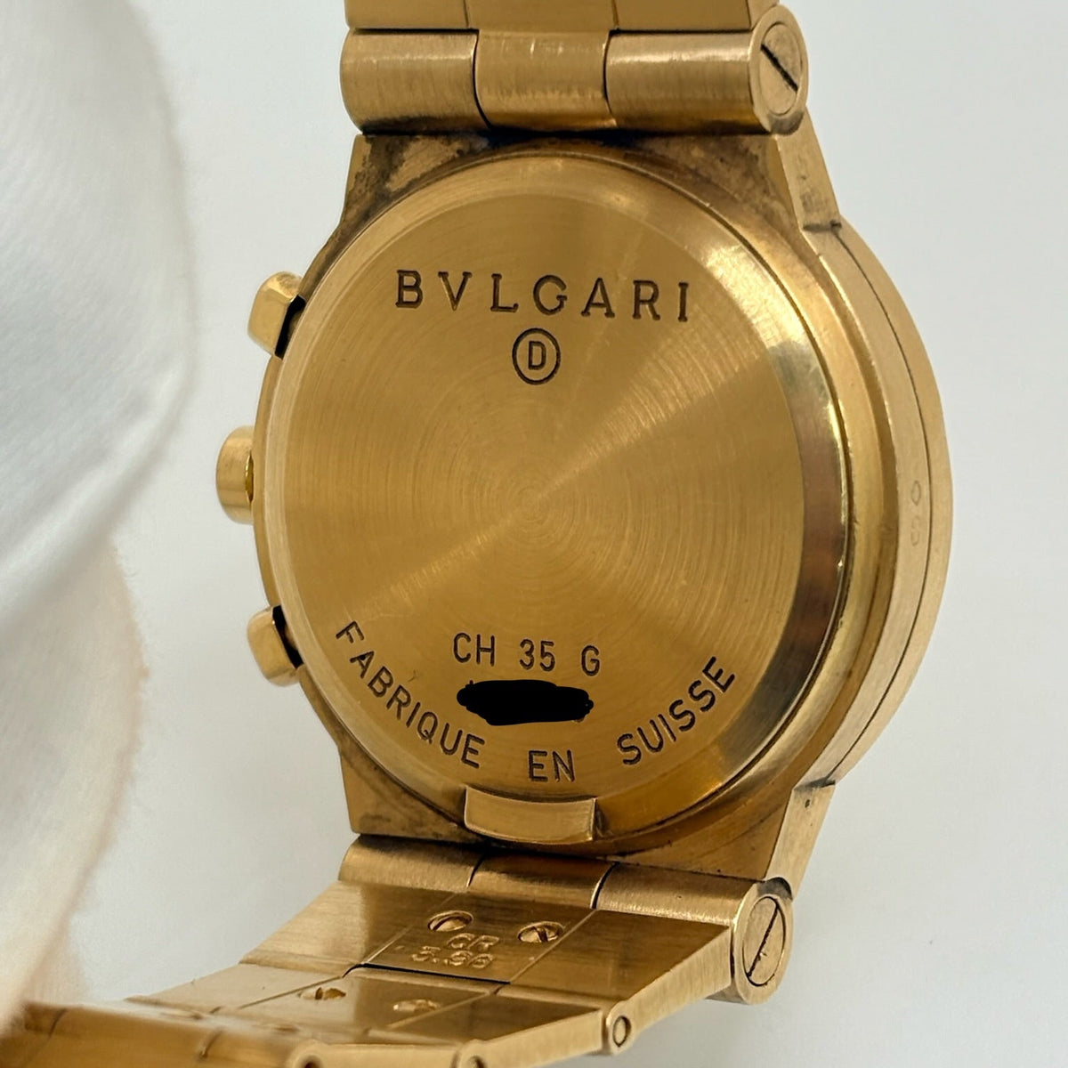 BULGARI "Diagono" Watch in Yellow gold