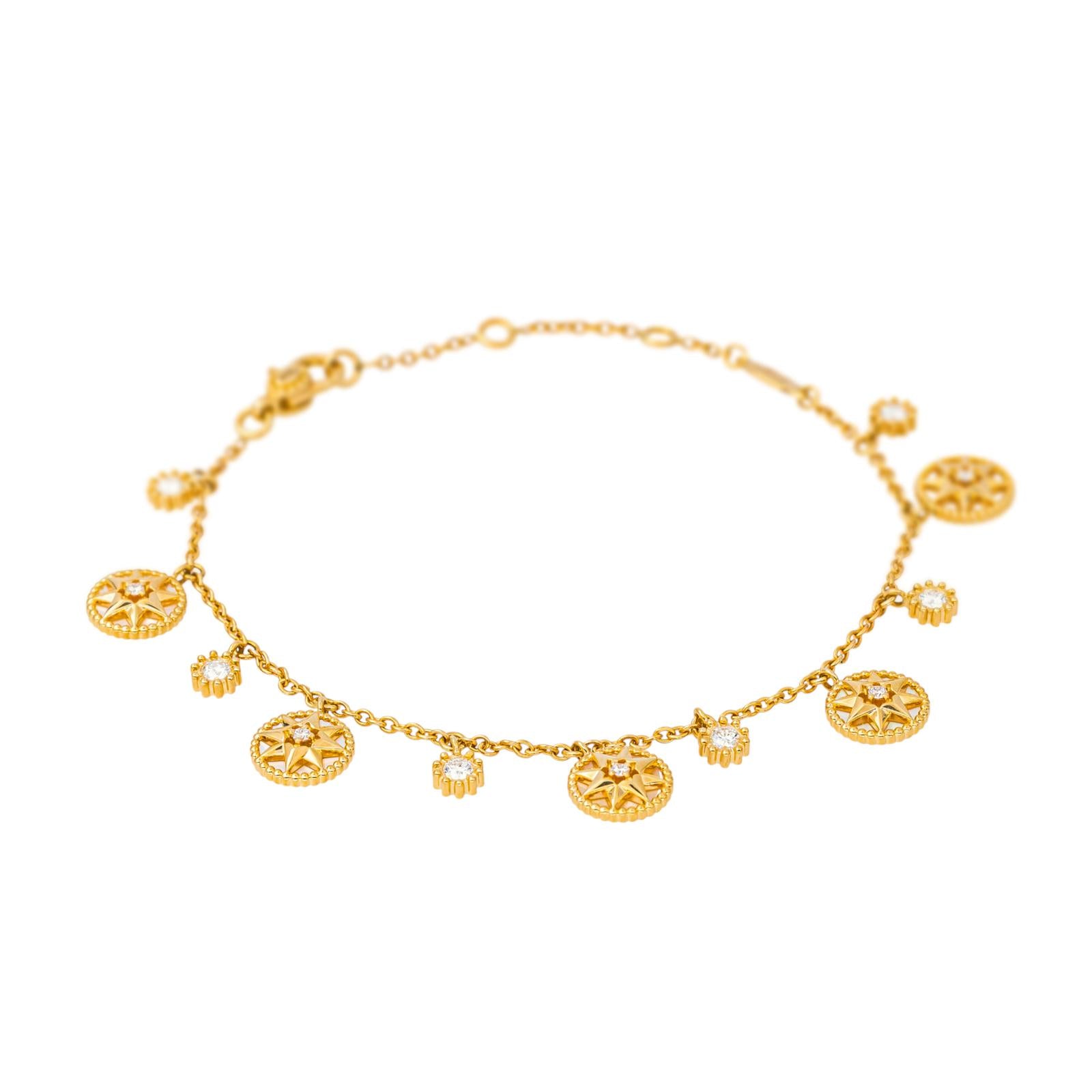 Dior Bracelet Rose des vents Or jaune Diamant
