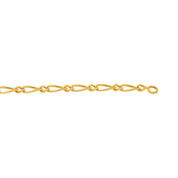 Yellow Gold Figaro Chain Necklace