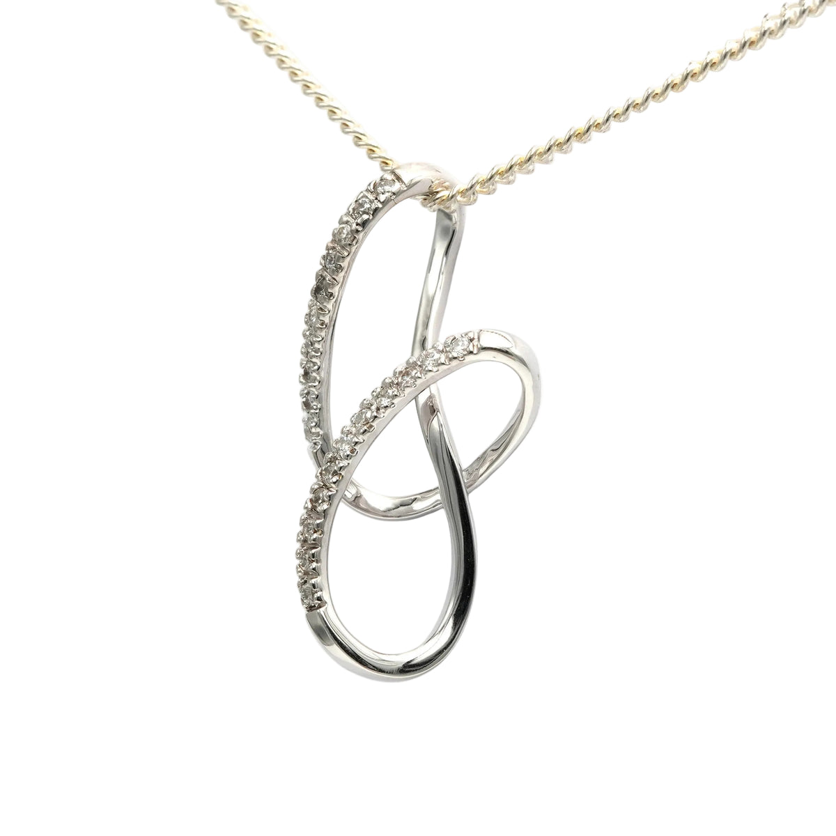 White Gold and Diamond Pendant