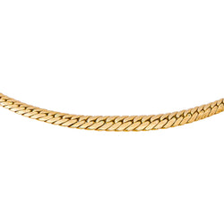 Yellow Gold English Link Necklace