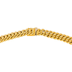Yellow Gold American Link Necklace