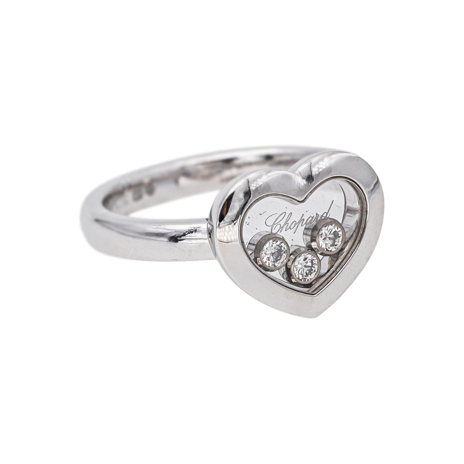 Chopard Happy Diamond Ring White gold Diamond