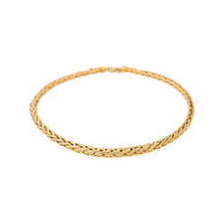 Collier Maille palmier Or jaune