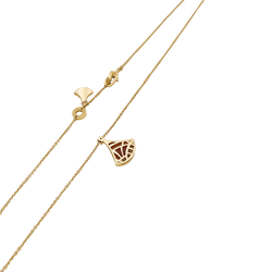 BULGARI "Divas' Dream" Pendant Necklace in rose gold, carnelian, and diamonds