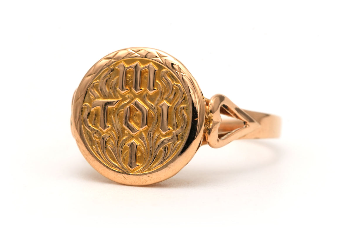 Yellow Gold Signet Ring