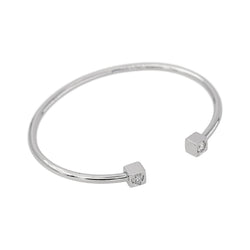 White Gold Diamond Bangle Bracelet