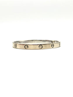 Bracelet Jonc CARTIER Love Classique en or blanc