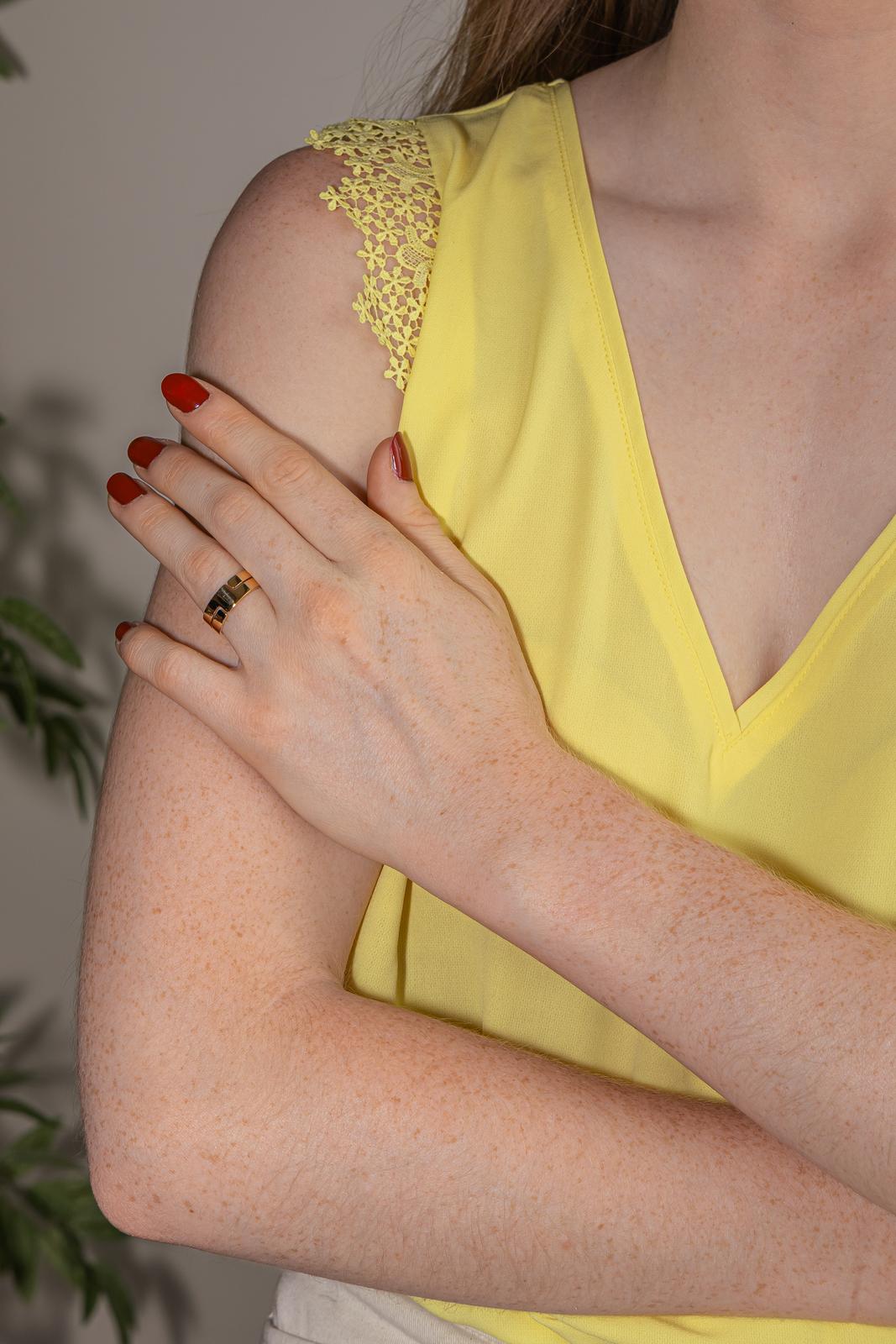 Dinh Van Bague  Jonc Seventies Or jaune