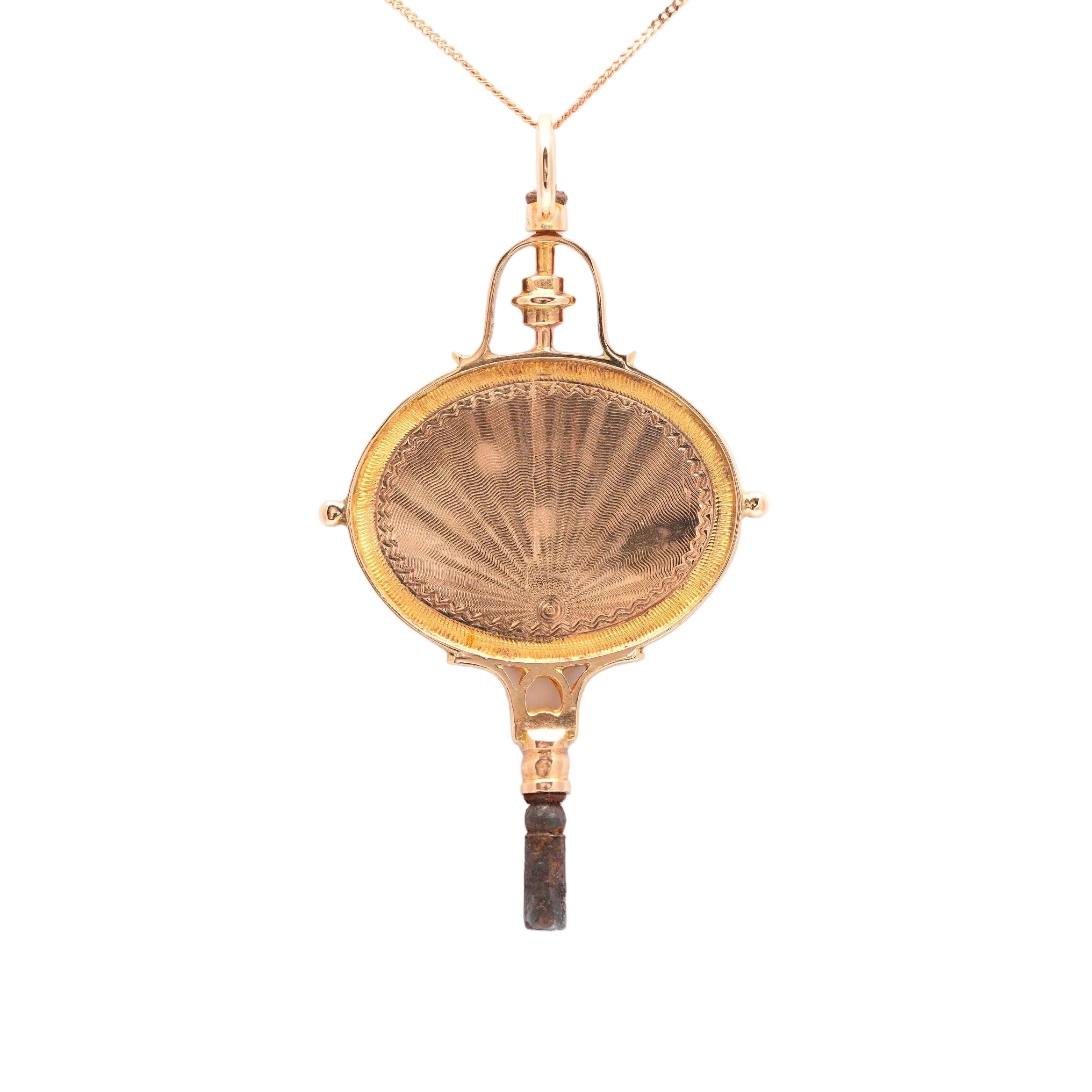 Yellow gold pendant