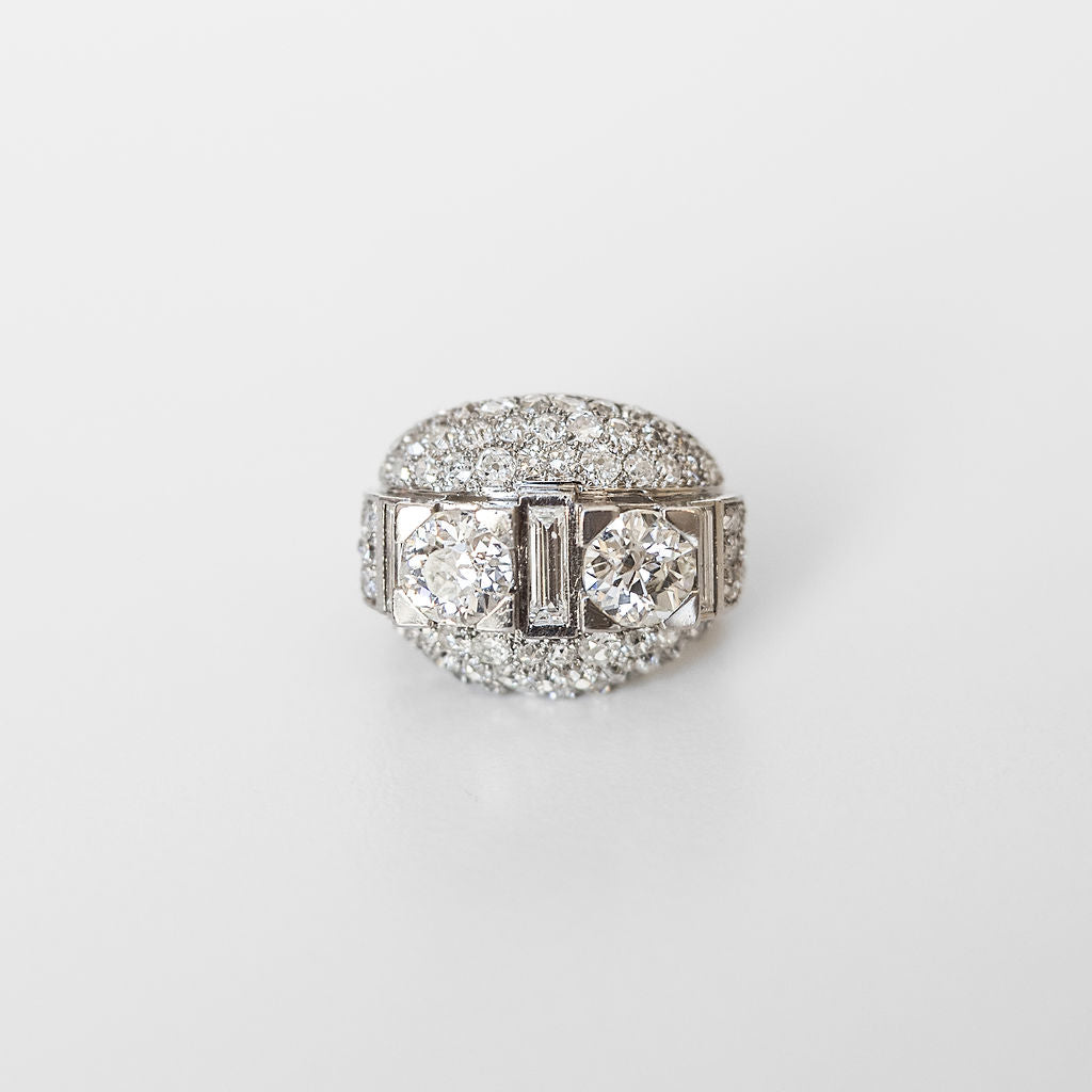 Ring Mauboussin in paltinium and diamonds