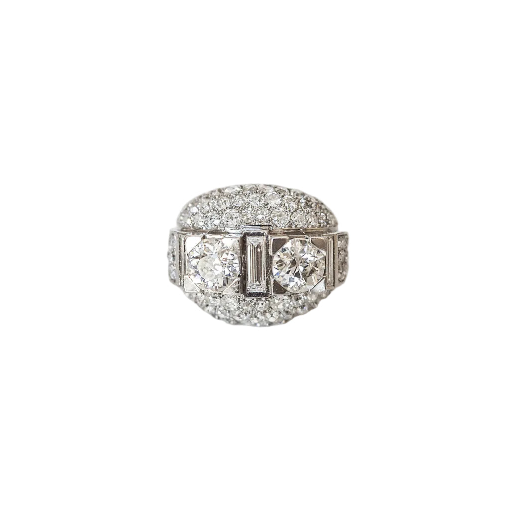 Ring Mauboussin in paltinium and diamonds