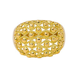 Yellow Gold Ball Ring
