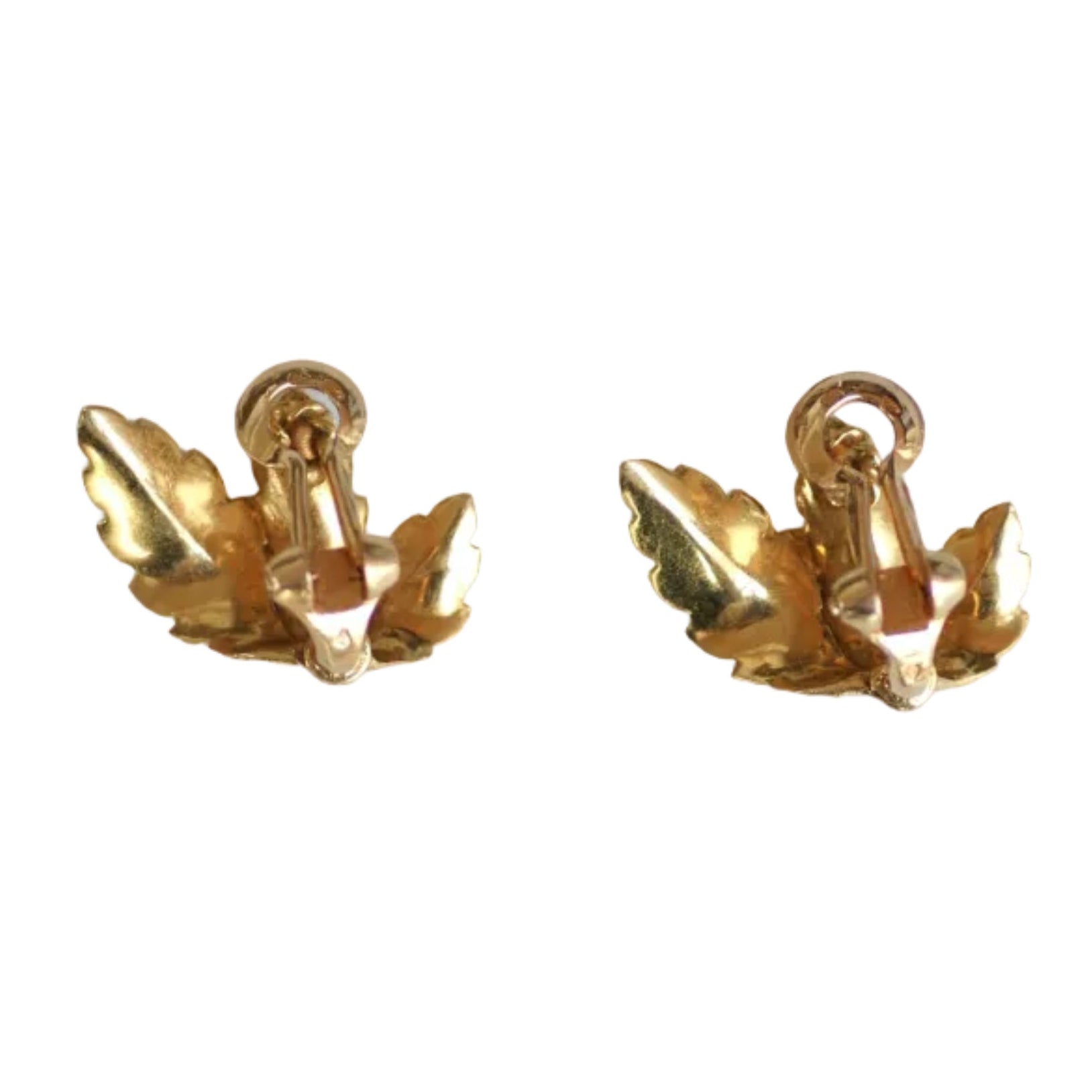 Clip Earrings in Yellow gold