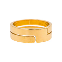 Dinh Van Seventies Bangle Ring Yellow gold