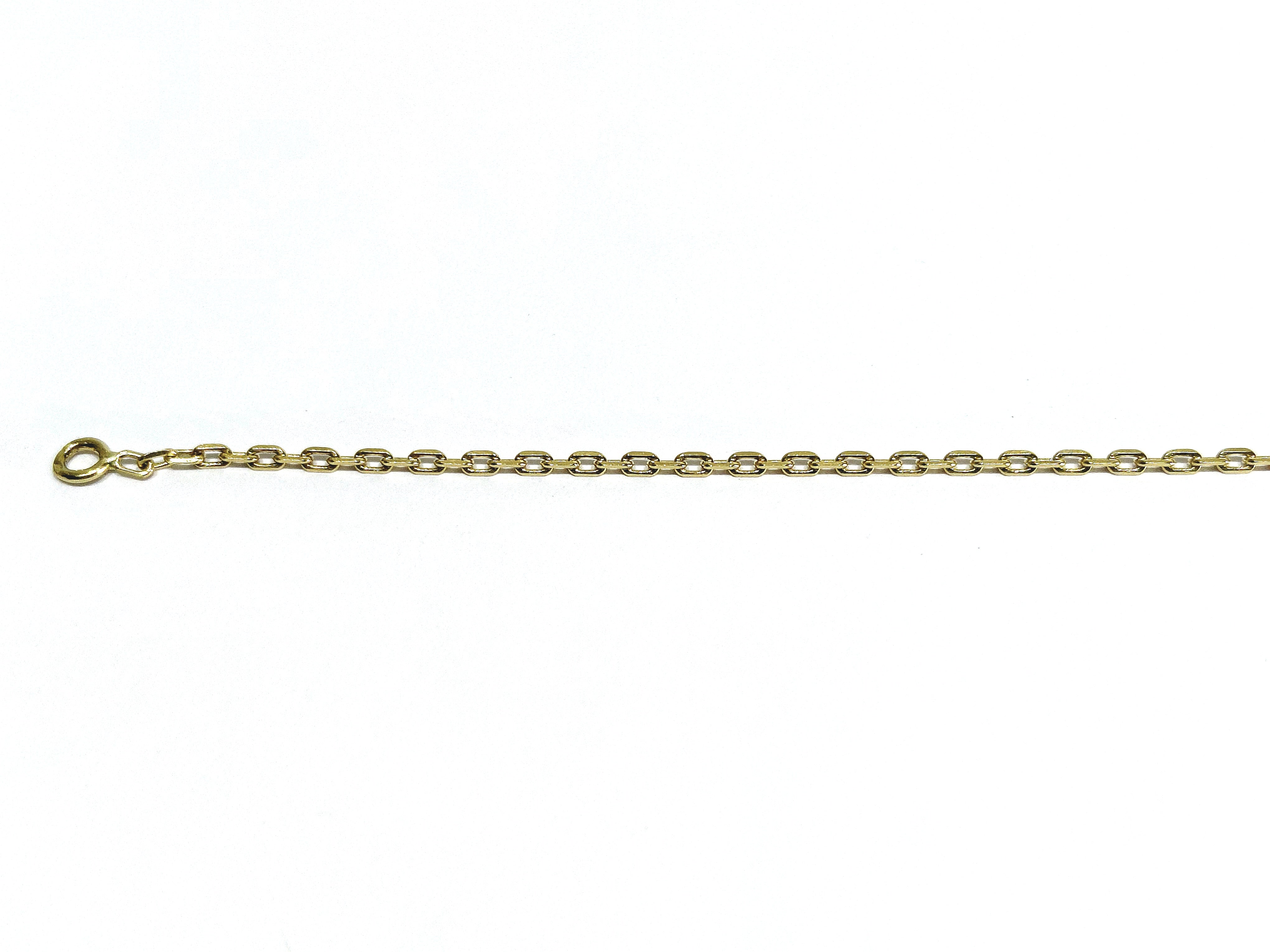 Yellow gold Forçat-link chain