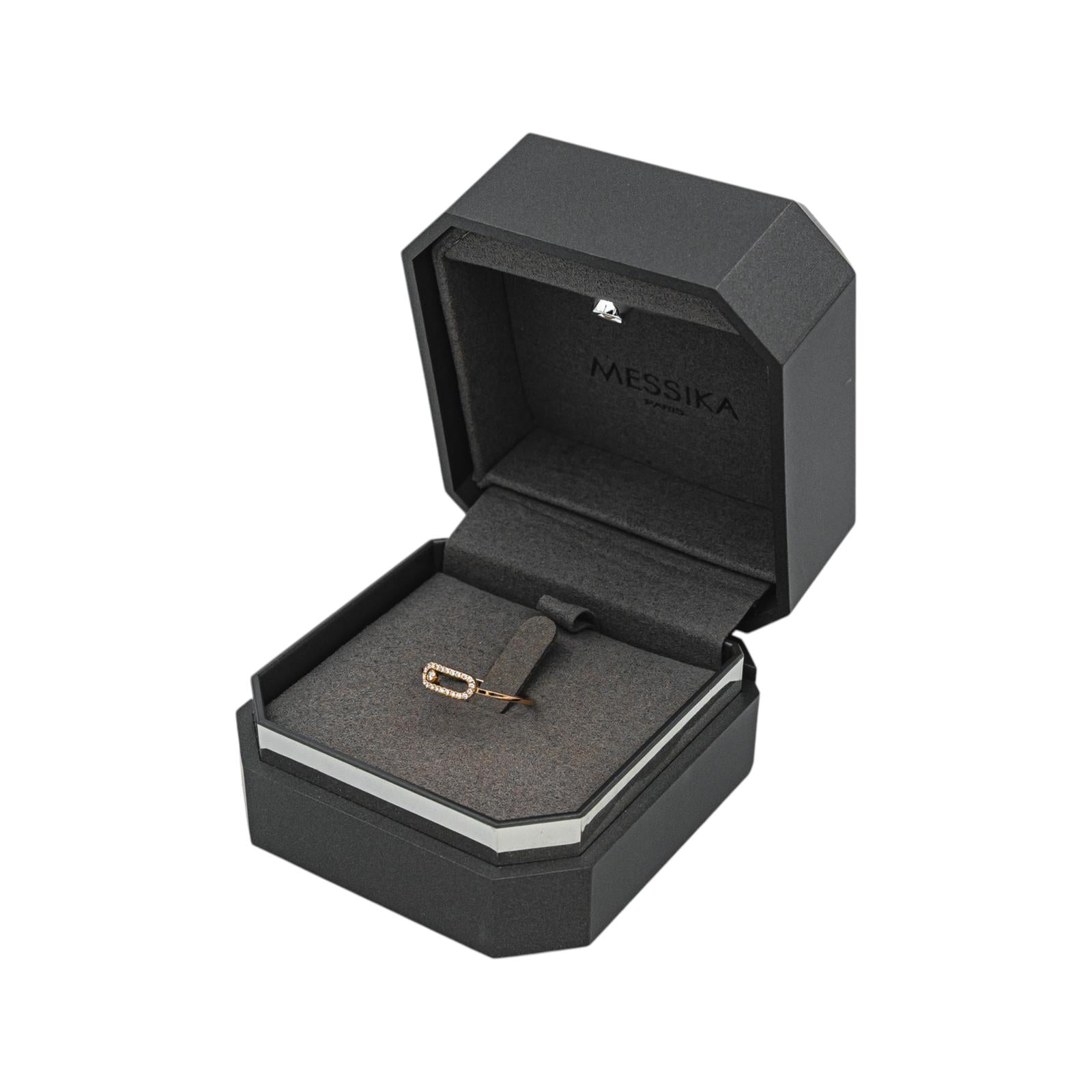 Messika Bague Move Uno Or rose Diamant