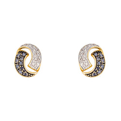 Boucles d'oreilles Dormeuses Or jaune  Diamant