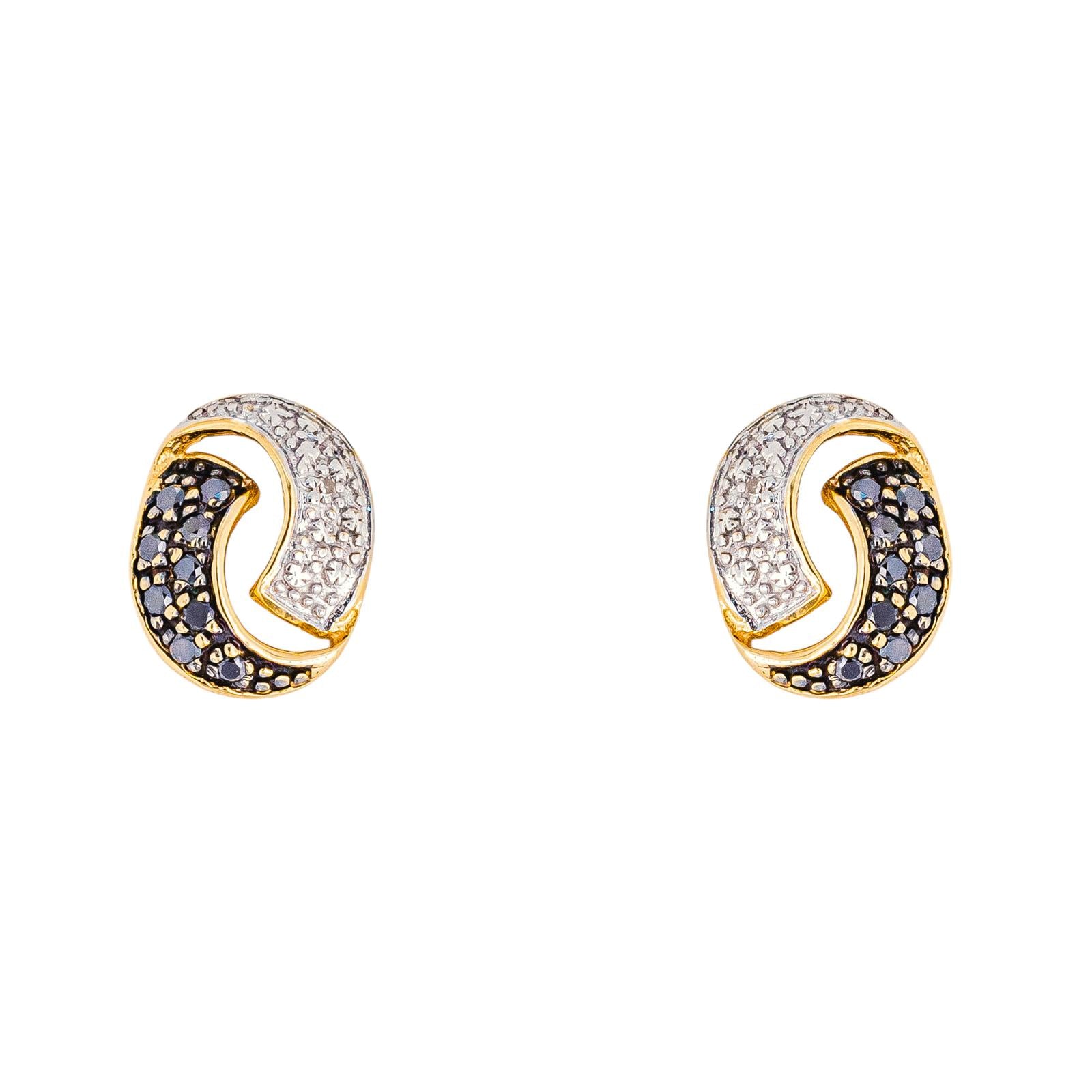 Boucles d'oreilles Dormeuses Or jaune  Diamant
