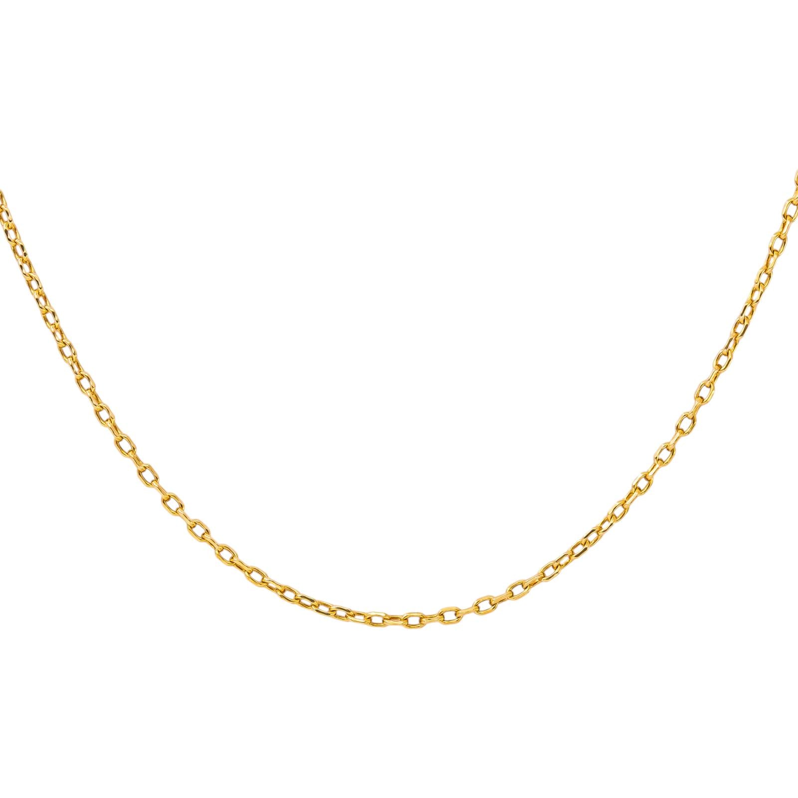 Yellow Gold Forçat Link Necklace