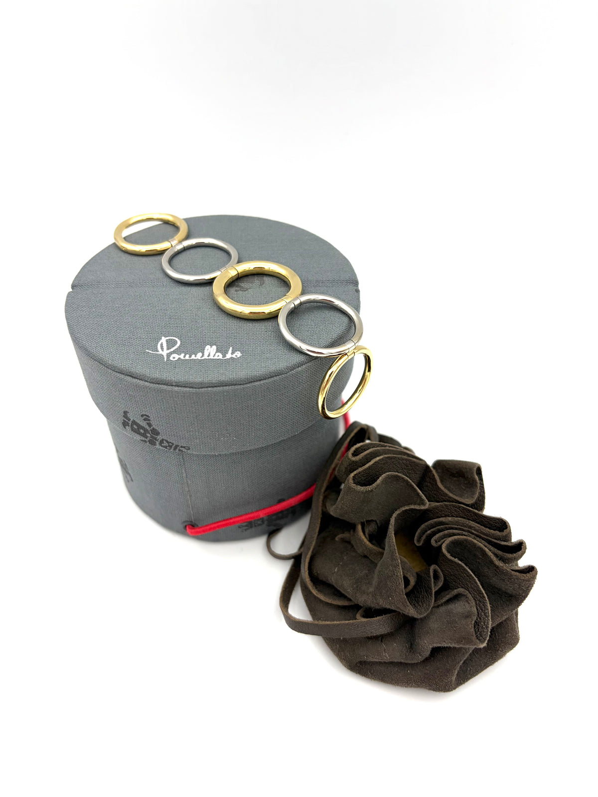 POMELLATO "Tubolare" Ring in white gold and yellow gold