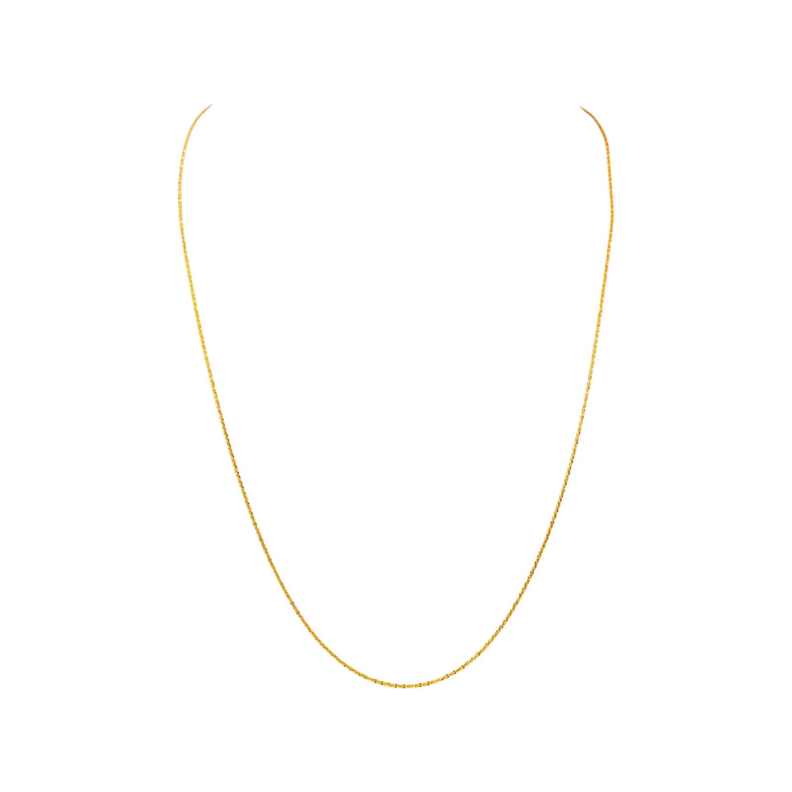 "Négligé" Necklace in Yellow gold