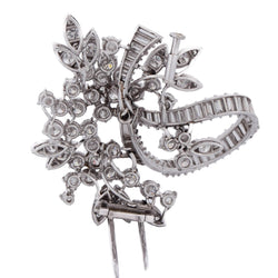 Platinum and Diamond Brooch