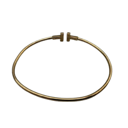 TIFFANY & CO. "T Wire" Rose Gold Bangle