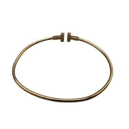 TIFFANY & CO. "T Wire" Rose Gold Bangle